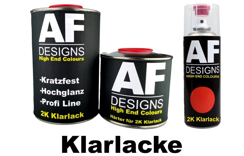 Klarlacke 1K 2K HS MS Spraydose Literware kratzfest