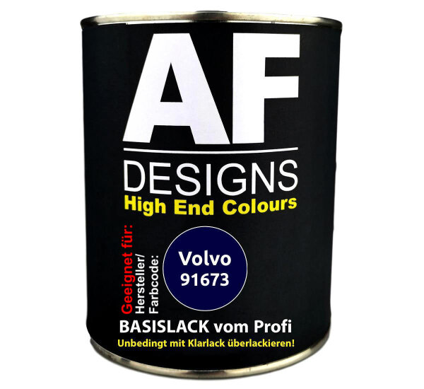 1L Autolack für Volvo 91673 Nautilus Blue  Autolack Spritzfertig