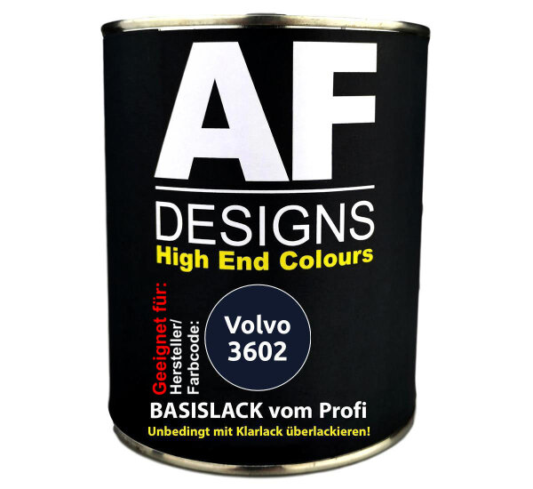 1L Autolack für Volvo 3602 Dark Knight Perl Metallic  Autolack Spritzfertig