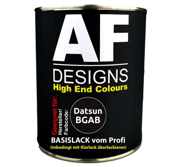 1L Autolack für Datsun BGAB Classic Night Shade Metallic  Autolack Spritzfertig