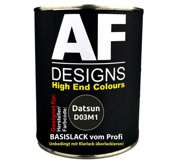 1L Autolack für Datsun D03M1 Black Green  Autolack Spritzfertig