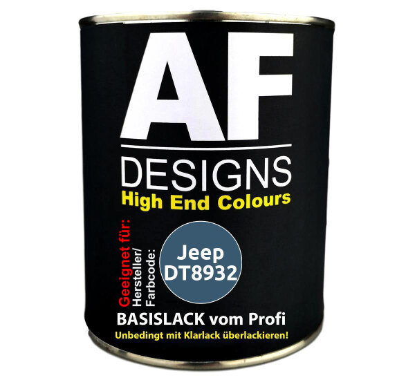 1L Autolack für Jeep DT8932 Parade Blue Metallic  Autolack Spritzfertig