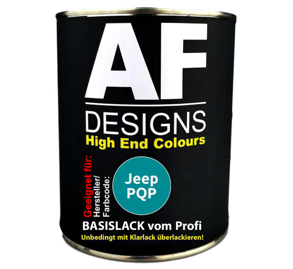 1L Autolack für Jeep PQP Bright Jade Satin Glow Metallic  Autolack Spritzfertig