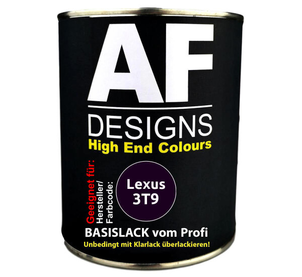 1L Autolack für Lexus 3T9 Shadow Purple Perl X  Autolack Spritzfertig