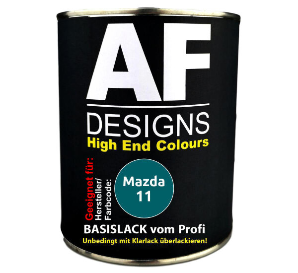 1L Autolack für Mazda 11 Sparkle Green Metallic  Autolack Spritzfertig