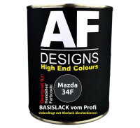 1L Autolack für Mazda 34F Cosmic Black Perl...