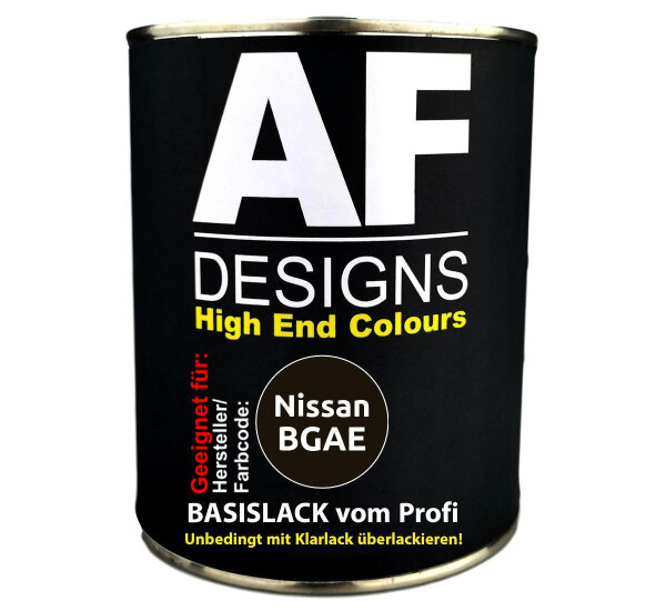 1L Autolack für Nissan BGAE Black Perl  Autolack Spritzfertig