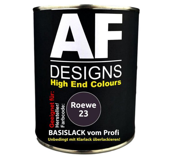 1L Autolack für Roewe 23 Black Tulip  Autolack Spritzfertig