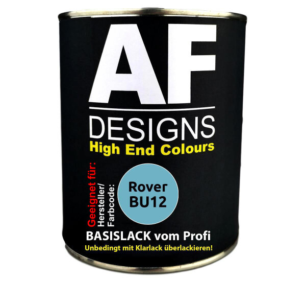 1L Autolack für Rover BU12 Irish Blue  Autolack Spritzfertig
