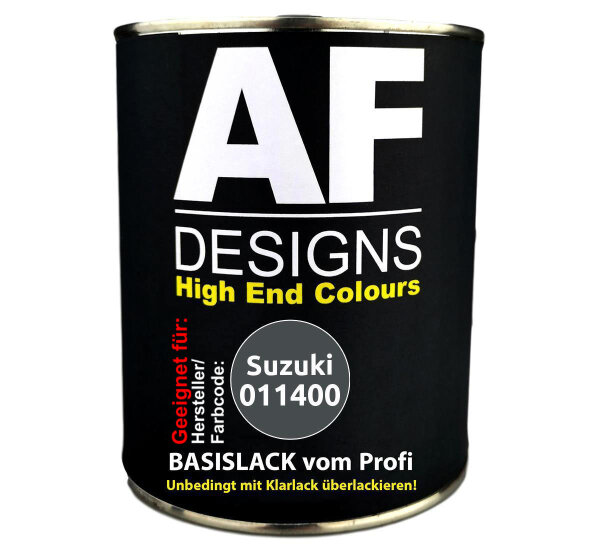 1L Autolack für Suzuki 011400 Charcoal Gray Metallic  Autolack Spritzfertig