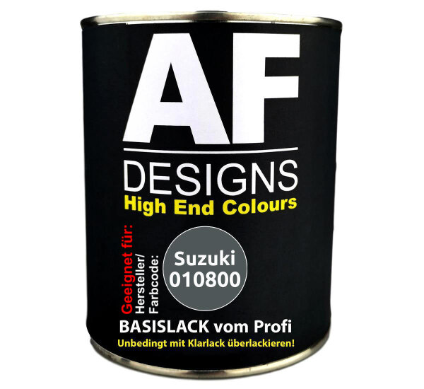 1L Autolack für Suzuki 010800 Gray Metallic  Autolack Spritzfertig