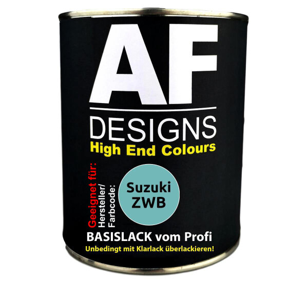 1L Autolack für Suzuki ZWB French Mint Perl Metallic  Autolack Spritzfertig