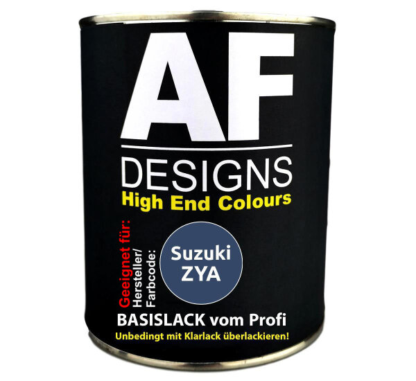 1L Autolack für Suzuki ZYA Oxford Blue Metallic  Autolack Spritzfertig