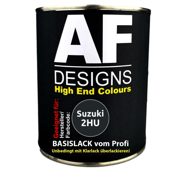 1L Autolack für Suzuki 2HU Black Sapphire Metallic  Autolack Spritzfertig