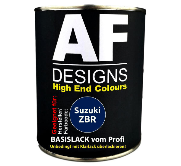 1L Autolack für Suzuki ZBR Atlantis Blue  Autolack Spritzfertig