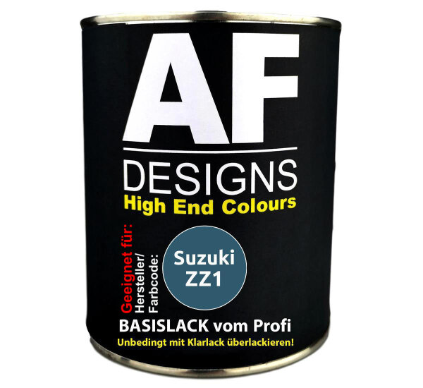 1L Autolack für Suzuki ZZ1 Blueish Grey Metallic  Autolack Spritzfertig