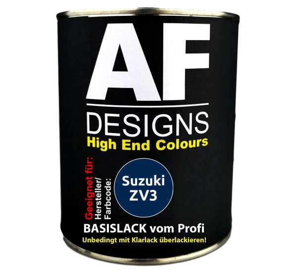 1L Autolack für Suzuki ZV3 Laser Blue Metallic  Autolack Spritzfertig