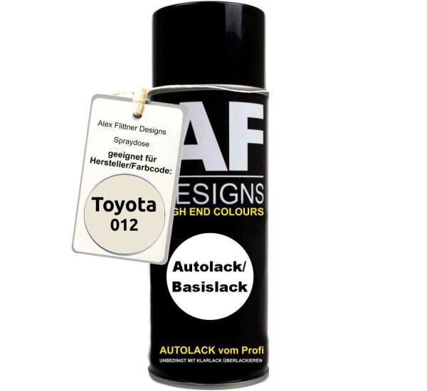 Für Toyota 012 Cygnus White Spraydose Basislack Sprühdose 400ml
