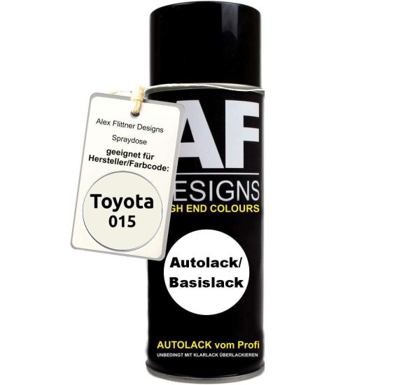 Für Toyota 015 Irish White Spraydose Basislack Sprühdose 400ml