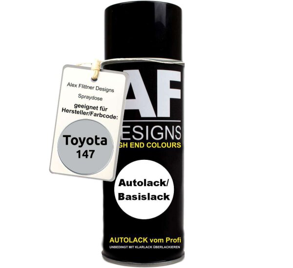 Für Toyota 147 Silver Grey Metallic Spraydose Basislack Sprühdose 400ml