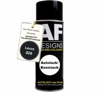 Autolack Spraydose für Lexus 026 Black Basislack...