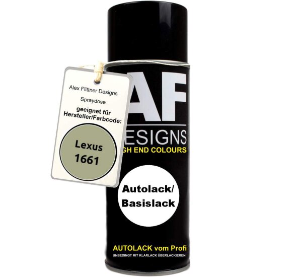 Für Lexus 1661 Dulnain Green Metallic Spraydose Basislack Sprühdose 400ml