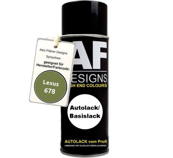 Für Lexus 678 Light Green Metallic Spraydose Basislack Sprühdose 400ml