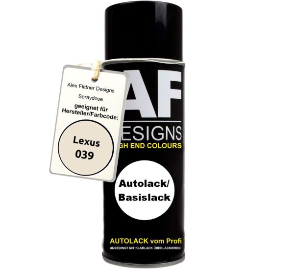 Für Lexus 039 White Pearl Metallic Spraydose Basislack Sprühdose 400ml