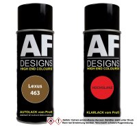 Spraydose für Lexus 463 Brown Basislack Klarlack...