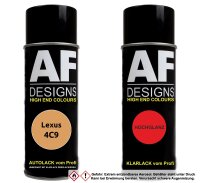 Spraydose für Lexus 4C9 Cinnamon Basislack Klarlack...