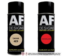 Spraydose für Lexus 4E9 Beige Basislack Klarlack...