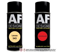 Spraydose für Lexus 543 Yellow Basislack Klarlack...