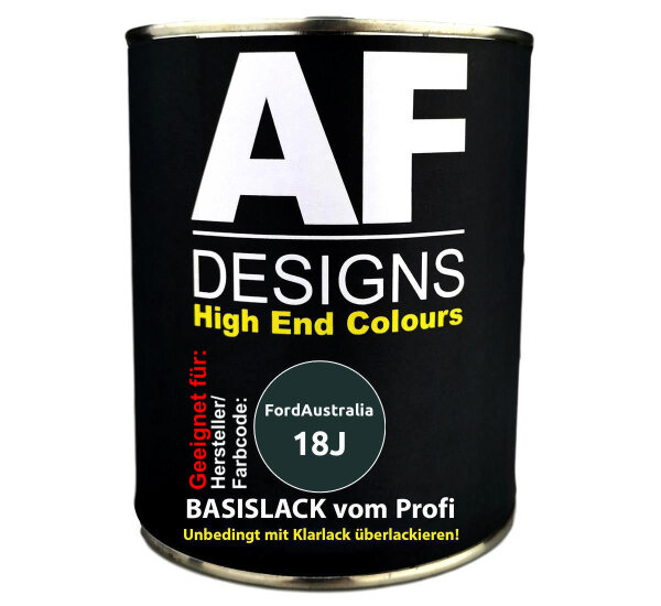 1L Autolack für FordAustralia 18J Amazon Green Metallic  Autolack Spritzfertig
