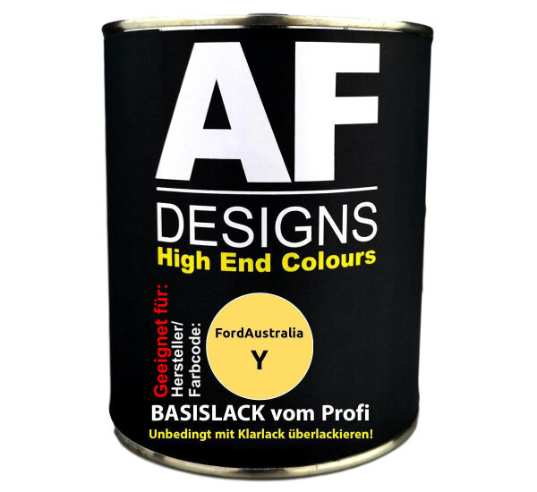 1L Autolack für FordAustralia Y Lightning Yellow  Autolack Spritzfertig