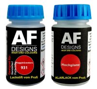 Lackstift Set für PiaggioScooters 931 Rosso +...