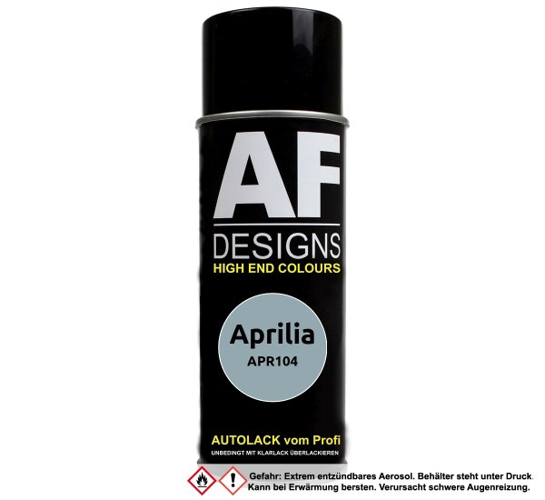 Motorradlack Spraydose für Aprilia APR104 Argento Stream Basislack Sprühdose 400ml
