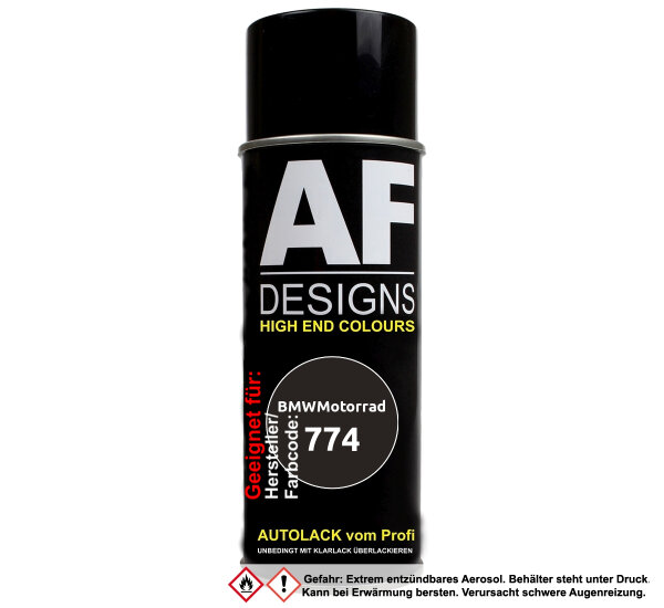 Motorradlack Spraydose für BMWMotorrad 774 Graphit Metallic Basislack Sprühdose 400ml