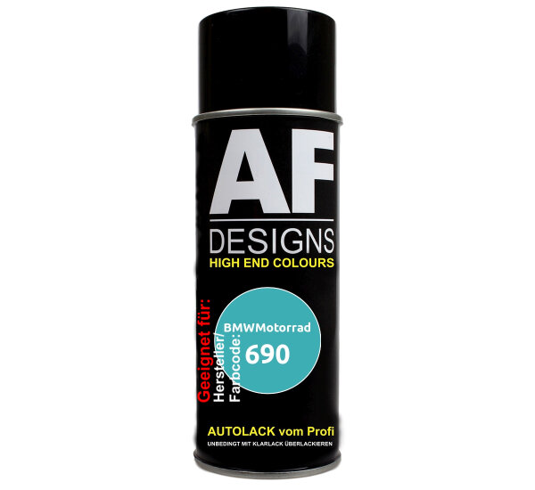 Motorradlack Spraydose für BMWMotorrad 690 Seidenblau Metallic Basislack Sprühdose 400ml