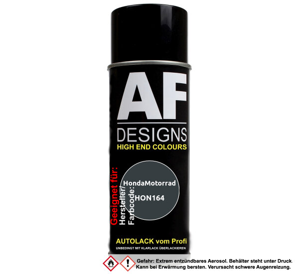 Motorradlack Spraydose für HondaMotorrad HON164 Dark Grey Perl Basislack Sprühdose 400ml