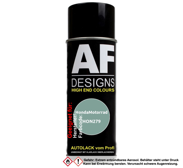 Motorradlack Spraydose für HondaMotorrad HON279 Green Metallic Basislack Sprühdose 400ml