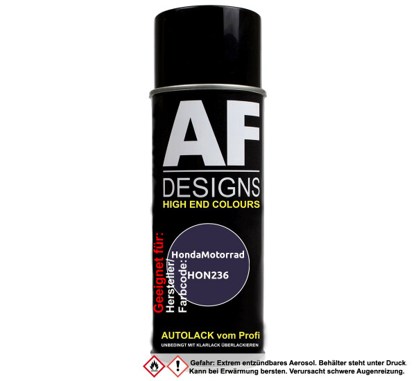 Motorradlack Spraydose für HondaMotorrad HON236 Violet Metallic Basislack Sprühdose 400ml