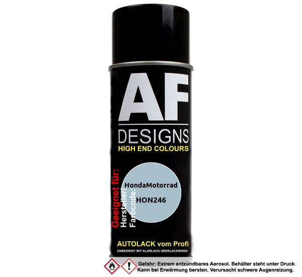Motorradlack Spraydose für HondaMotorrad HON246 Azzurro Bleu Metallic Basislack Sprühdose 400ml