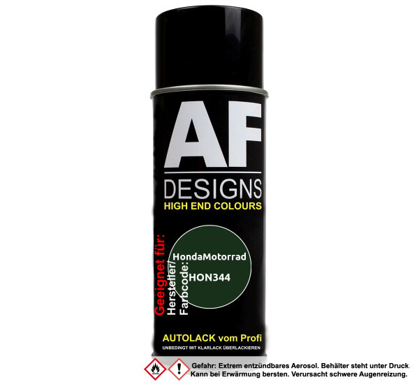 Motorradlack Spraydose für HondaMotorrad HON344 Highlands Green Met Basislack Sprühdose 400ml