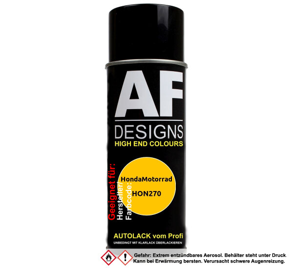 Motorradlack Spraydose für HondaMotorrad HON270 Yellow Perl Basislack Sprühdose 400ml