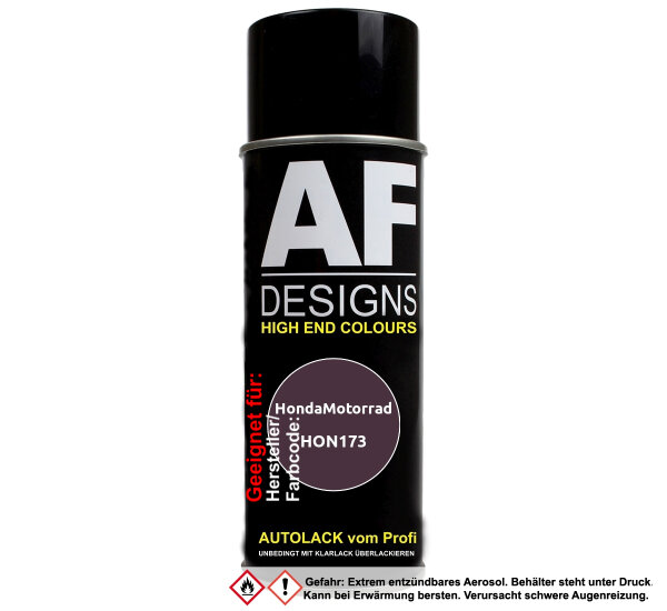 Motorradlack Spraydose für HondaMotorrad HON173 Violet Metallic Basislack Sprühdose 400ml