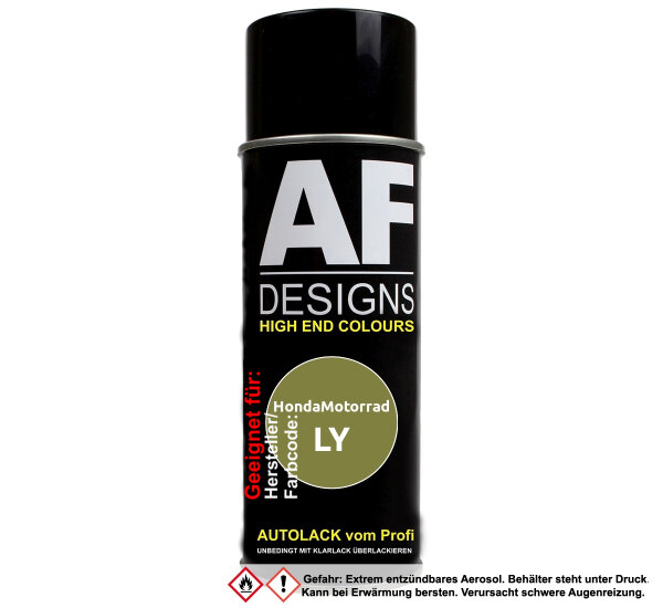 Motorradlack Spraydose für HondaMotorrad LY Candy Olive Green Perl Metallic Basislack Sprühdose 400ml