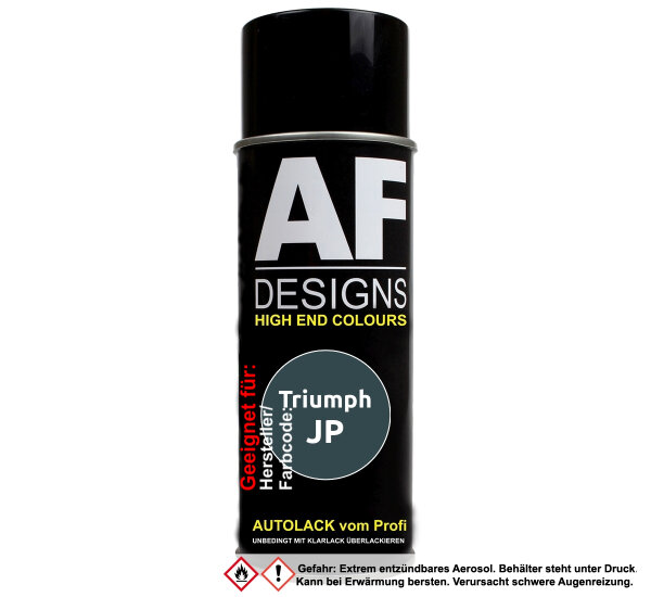 Motorradlack Spraydose für Triumph JP Azure Blue Metallic Basislack Sprühdose 400ml