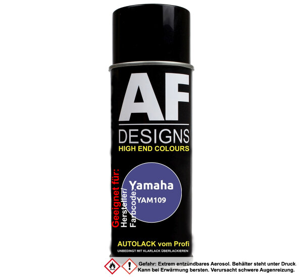Motorradlack Spraydose für Yamaha YAM109 Violet Basislack Sprühdose 400ml