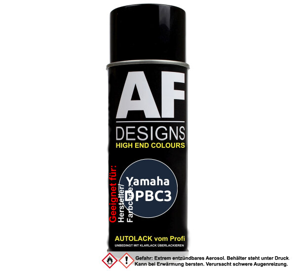 Motorradlack Spraydose für Yamaha DPBC3 Sapphire Blue Perl Basislack Sprühdose 400ml