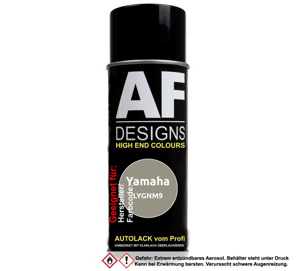 Motorradlack Spraydose für Yamaha LYGNM9 Champagne Cold Metallic Basislack Sprühdose 400ml